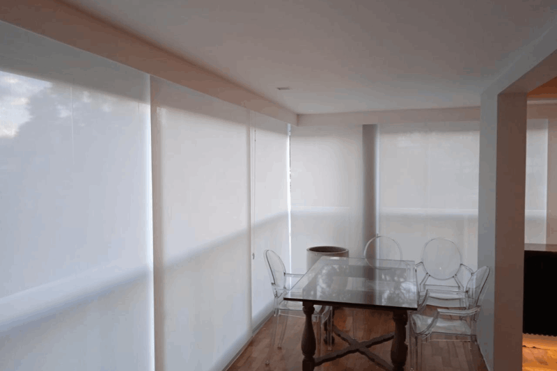 Cortina em ambiente residencial